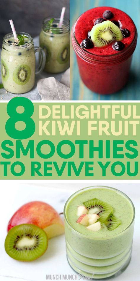 Kiwi Blueberry Smoothie, Watermelon Kiwi Smoothie, Smoothies With Spinach, Peach Greek Yogurt, Vegetarian Breakfasts, Kiwi Smoothie Recipes, Strawberry Mango Smoothie, Mango Smoothie Bowl, Banana Apple Smoothie