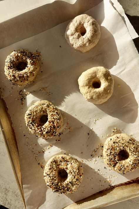 Light and Fluffy Greek Yogurt Bagels - Dinner at Alli’s Greek Yogurt Bagels, Yogurt Bagels, Make Greek Yogurt, Savory Breads, High Protein Breakfast, Donut Shape, Protein Breakfast, Breakfast Options, Savory Recipes