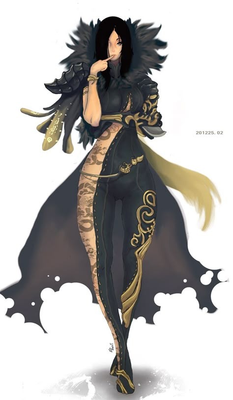 Blade and Soul Blade And Soul Anime, Anime Body Types, Costume Character Ideas, Clothing Art Design, Dnd Barbarian, Concept Costume, Hyung Tae Kim, Drawings Of Clothes, Magical Outfits