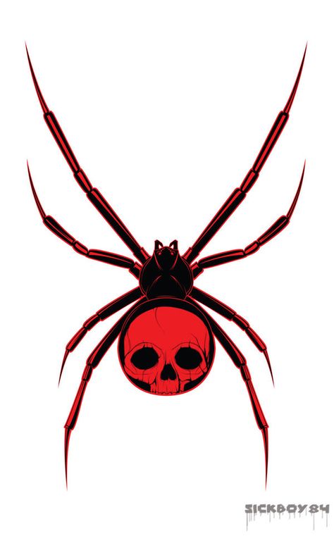 Red Widow Spider, Tattoo Ideas Chest, Spider Tattoo Ideas, Black Widow Tattoo, Spider Drawing, Cool Tattoo Drawings, Spiders Scary, Widow Spider, Spider Tattoo