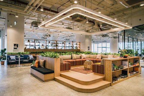 Coworking Space Design, Coworking Office, Office Lobby, Office Space Design, Interior Design Work, Collaboration Space, Space Interiors, Workplace Design, Coworking Space