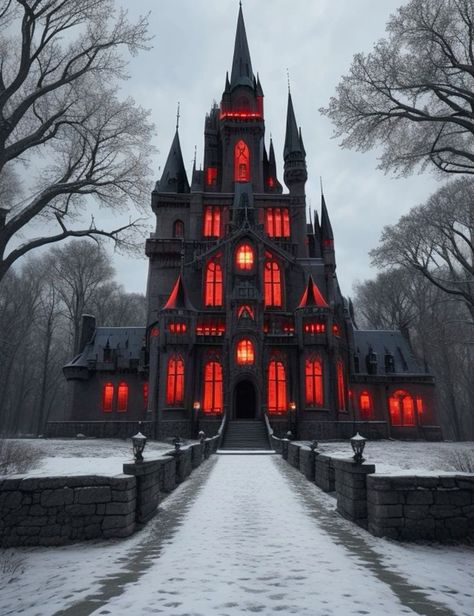 #vampire #house #castle #on #hills #horror #illustration #art #painting #ai #afsoonhabibi Vampire Aesthetic Interior, Minecraft Vampire Mansion, Vampire Mansion Aesthetic, Vampire Mansion Exterior, Vampire Castle Exterior, Bloxburg Vampire House, Vampire Castle Art, Vampire Castle Minecraft, Dracula Mansion