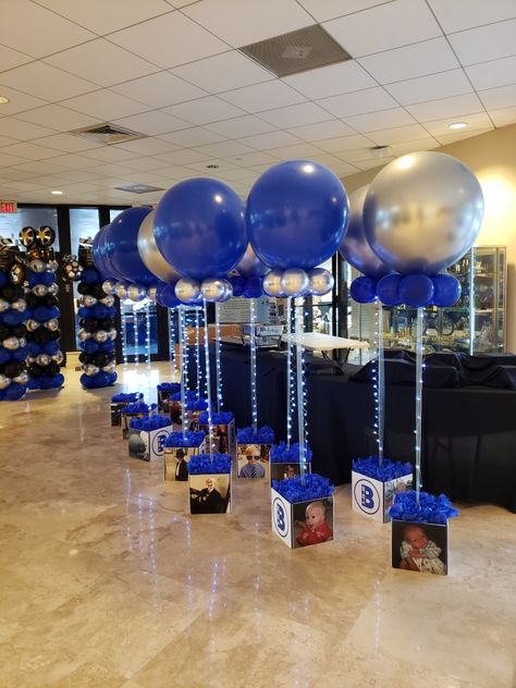 Bar Mitzvah Decorations, Bar Mitzvah Centerpieces, Mitzvah Centerpieces, Senior Graduation Party, Bar Mitzvah Party, Bar Mitzva, Graduation Party Diy, Senior Night Gifts, Graduation Party Planning