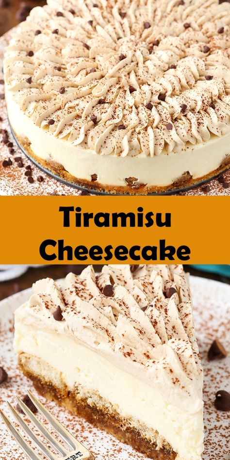 Tiramisu Cheesecake Recipe, Tiramisu Cheesecake, Tiramisu Recipe, Easy Cheesecake Recipes, Cheesecake Desserts, Easy Cheesecake, Mascarpone Cheese, Baking Sweets, Cheesecake Recipe