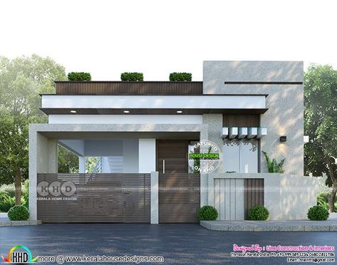 1 Floor Elevation Design Modern, Single Floor Modern Elevation, 2 Bedroom House Plans Modern Design, 40 Feet Front Elevation Modern, House Designs Exterior Small, House Elevation Ground Floor, Front Elevation Designs Modern Ground Floor, 20 Feet Front Elevation Modern, Ground Floor House Elevation