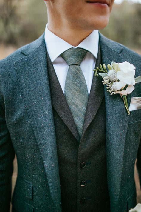 Daniel George custom 3 piece wedding suit in Donegal tweed Groomsmen Attire 3 Piece Suit, Gray Suit Floral Tie, Scottish Wedding Suit, Wedding Suite Man, Teal Suits For Men Wedding, Teal Groom Suit, Teal Wedding Suit, Green Wedding Suit Groom, Wedding Suit Ideas For Men