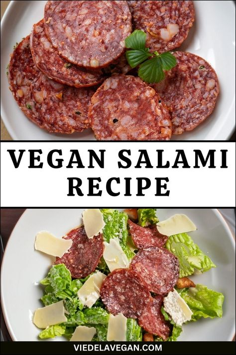 Vegan Salami Recipe: Taste the Plant-Based Perfection Plant Based Catering, Six Vegan Sisters Recipes, Plant Based Sausage Recipe, Vegan Lunch Meat Recipes, Seitan Recipes Dinners, Fast Easy Vegan Dinner, Vegan Hiking Snacks, Vegan Salami Recipes, Vegan Richa Recipes