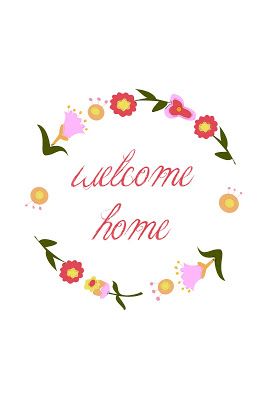 welcome home printable Welcome Home Crafts, Welcome Home Cards, Welcome Back Home, Welcome Home Banners, Watercolor Flower Prints, Welcome Home Signs, Craft Quotes, Bee Crafts, Card Templates Free