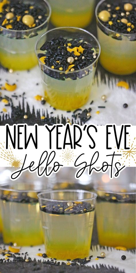 Jello Shot Recipes New Years Eve, New Year Jello Shots, New Year’s Eve Jell-o Shots, New Year’s Eve Jello Shots, New Years Jello Shots Recipe, Nye Jello Shots, New Years Eve Shots, New Years Eve Jello Shots, New Years Jello Shots