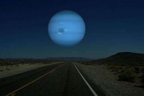 What it would be the view  if Other Planets Were as Close to Earth as the Moon?  NePTuNe! Neptune Planet, Nasa Art, Advantages Of Solar Energy, Moon Images, Modern Metropolis, Sistema Solar, To Infinity And Beyond, Our Solar System, Science And Nature