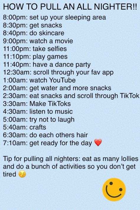 What To Do During An All Nighter With Friends, Fun Things To Do At A Sleepover All Nighter, What To Do At All Nighter, Things To Do While Pulling All Nighter, Things To Do Before Sleep, What To Do While Pulling An All Nighter, Things To Do On A All Nighter Call, Things To Do While Pulling All Nighter Alone, Things To Do When Bored With Cousin