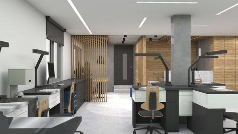 Dental Technician Laboratory Design, Dental Laboratory Technician, Dental Laboratory Design Interiors, Dental Technician Laboratory, Laboratory Design Interior, Dental Laboratory Design, Laboratory Interior, Laboratory Idea, Lab Interior