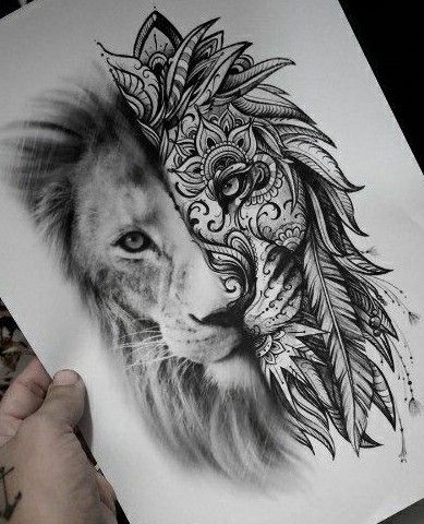 Tier Tattoo, Tattoo Lion, Kunst Tattoos, Leo Tattoos, Lion Tattoo Design, Inspiration Tattoos, Geniale Tattoos, Hip Tattoo, Lion Tattoo