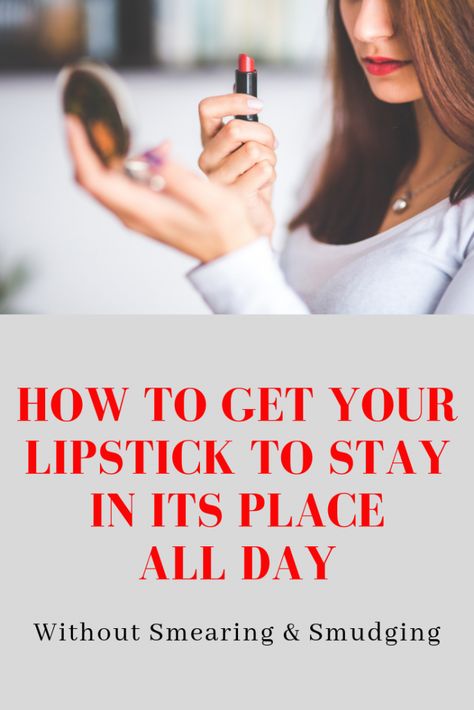 Keeping Lipstick On All Day, How To Make Lip Stick Stay On All Day, How To Set Lipstick, How To Get Lipstick To Stay On All Day, How To Make Your Lipstick Last All Day, How To Make Lipstick Last, Best Long Wearing Lipstick, How To Wear Lipstick Tutorials, Lipstick That Stays On All Day