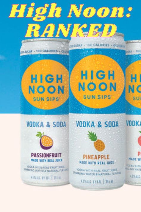 Spiked Seltzer, Vodka Soda, High Noon, Hard Seltzer, Cocktail Drinks Recipes, 100 Calories, Bank Account, Cocktail Drinks, Summer Drinks