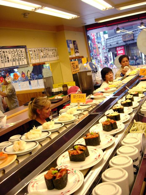 Kaiten Sushi, Conveyer Belt, Sushi Go, Conveyor Belt Sushi, Be My Guest, Fav Food, Food Spot, Conveyor Belt, Sushi Bar