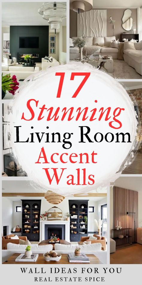 17 LIVING ROOM ACCENT WALL IDEAS THAT WOW Tile Wall In Living Room, Living Room Contrast Wall, Living Room Accent Wall Vaulted Ceiling, Craftsman Accent Wall Ideas, Decorative Wall Panels Living Room, Modern Farmhouse Accent Wall Living Room, Decorating Tall Walls In Living Room, Living Rooms With Accent Walls, Home Accents Living Room