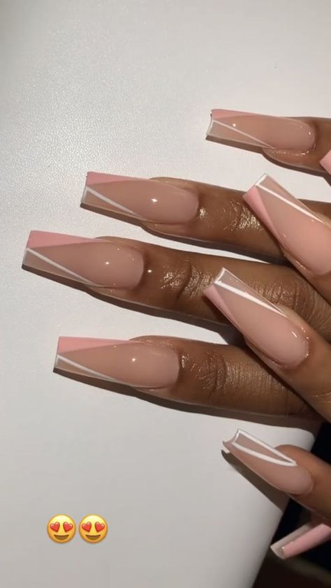 Long Acrylic Nail Designs, Nagel Tips, Classy Acrylic Nails, Short Square Acrylic Nails, Long Acrylic Nails Coffin, Coffin Shape Nails, Acrylic Nails Coffin Pink, Long Square Acrylic Nails, Nail Swag