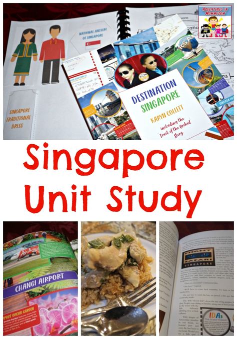 Singapore Unit Study #unitstudy #readyourworld #geography Asia Geography, Unit Studies Homeschool, American History Lessons, Lesson Plans For Toddlers, Country Studies, Teaching Geography, Homeschool Geography, Homeschool Board, School Week