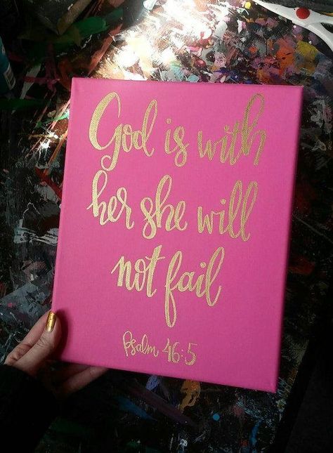 Simple Paintings, Murs Roses, Girls Wall Decor, Bible Verse Signs, College Decor, Print Outs, Bible Verse Canvas, Quotes Bible, Painting Quotes