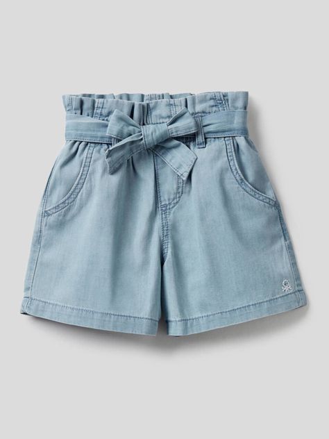 Dr Kids, Short Infantil, Color Celeste, Trendy Summer Outfits, Kids Denim, Zara Kids, The Kid, Kids Outfits Girls