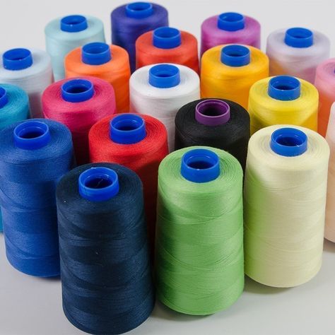 Description Professional grade top quality Tex 27 polyester threads that can sew all fabrics, are available in 5500 yard spools. It is used by the majority of trusted professionals for their sewing rooms. Our thread spools are designed to fit both your sewing machine and serger. These threads do not shrink and will retain shape, color and strength and are resistant to all common laundering and dry cleaning chemicals. Long staple polyester thread is double-silicone treated to guarantee fast, smoo Cool Things To Sew, Cleaning Chemicals, Thread Spools, Sewing Rooms, Sewing Accessories, Spring Green, Sewing Notions, Silk Thread, Neon Orange