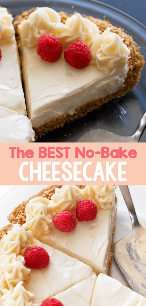 Low Calorie Cheesecake, Best No Bake Cheesecake, No Bake Cheesecake Recipe, Chocolate Covered Katie, Cake Light, No Bake Pumpkin Cheesecake, Easy No Bake Cheesecake, Sugar Free Cheesecake, Healthy Cheesecake