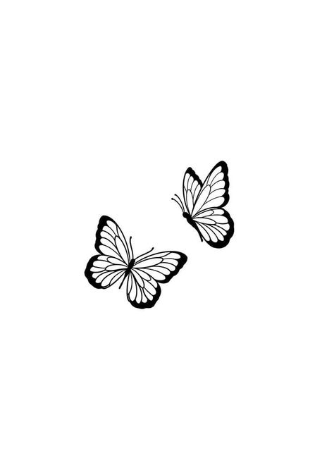 Meaning Of Butterfly Tattoo, Butterfly Tattoo Unique, Small Simple Butterfly Tattoo, Butterfly Stencil Tattoo, Tattoo Designs Stencil, Unique Butterfly Tattoo Designs, Butterfly Meaning, Borboleta Tattoo, Simple Butterfly Tattoo