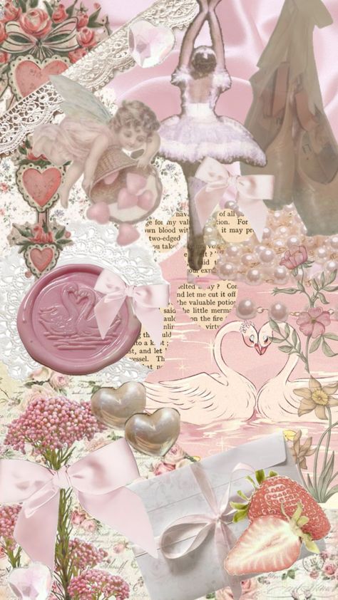 #ballet #coquette #vintage #balletcore #dollette #coquetteaesthetic #hashtagsarefuntouse Book Cover Art Diy, Soft Pink Theme, Coquette Vintage, Beauty In Art, Pretty Phone Wallpaper, Dream Anime, Wallpaper Iphone Disney, Pink Girly Things, Pink Themes