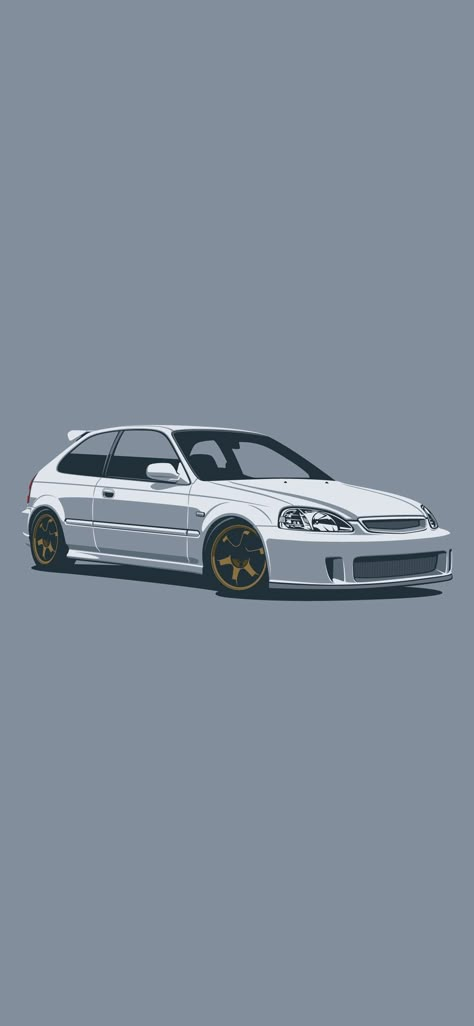 Jdm Logo Wallpaper, Honda Civic Drawing, Car Artwork Wallpaper, Jdm Cars Wallpapers, Jdm Cartoon, Honda Civic Wallpaper, Civic Wallpaper, Wallpaper Jdm, Jdm Logo