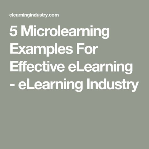 Microlearning Design, Microlearning Examples, Elearning Design Inspiration, Micro Learning, Elearning Design, Instructional Design, Design Inspiration, Make Your, Education