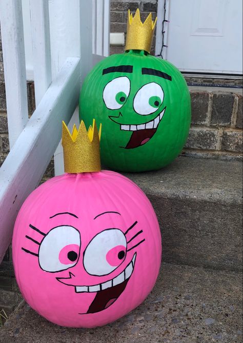 Pumkin Designs, Halloween Sunglasses, Cute Painted Pumpkin Ideas, Pumpkin Designs Painted, Disney Pumpkin Painting, Bear Pumpkin, Pumpkin Painting Party, Halloween Pumpkin Crafts, Creative Pumpkin Painting