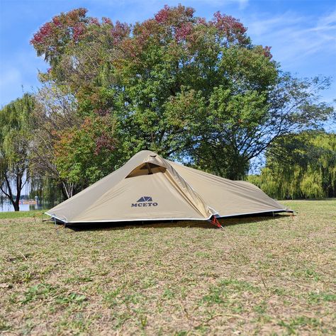 Single Person Tent Backpacking Tent 1 Person Ultralight Aluminum Pole Stormproof Camping Tent Tree Tent Camping, Bivy Tent, Travel Tent, Survival Tent, 6 Person Tent, 4 Season Tent, Tunnel Tent, Tree Tent, Wild Camp