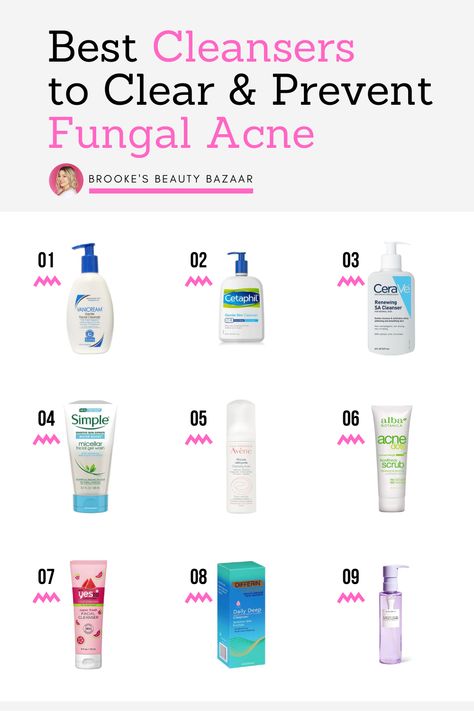 Best Acne Cleanser, Dry Acne Prone Skin, Best Cleansers, Fungal Acne, Forehead Acne, Pimples Under The Skin, Best Facial Cleanser, Bad Acne, Acne Help