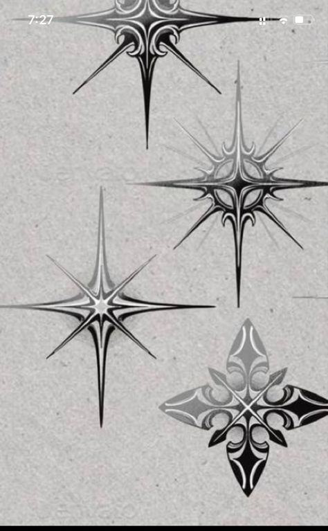 6 Pointed Star Tattoo, Gothic Reference, 6 Pointed Star, Big Eyes Paintings, Daily Makeup Routine, Gold Tattoo, Star Tattoo, Crystal Crafts, Star Tattoos