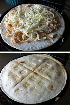 Waffle Iron Recipes, Waffle Maker Recipes, Foods With Iron, God Mat, Think Food, Waffle Iron, Waffle Recipes, Waffle Maker, Quesadillas