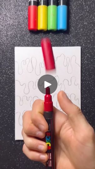 Liquid Chalk Art, Color Markers Art, Dripping Paint Art, Painting 101, How To Make Something, Learn Hand Lettering, Drip Art, Acrylic Markers, Acrylic Paint Pens