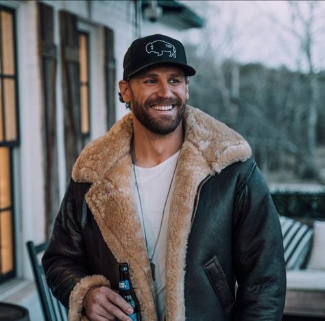 Chase Rice Lyrics, Chase Rice, Best Country Singers, Sheepskin Throw, Florida Georgia Line, Sheepskin Coat, Cool Countries, Shearling Jacket, Jacket Outfits