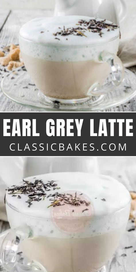 Early Grey Tea, Earl Grey Tea Latte, Earl Grey Latte, Tea Lavender, Early Grey, Tea Latte Recipe, Milk Tea Recipes, Herbal Teas Recipes, Gluten Free Recipes For Breakfast