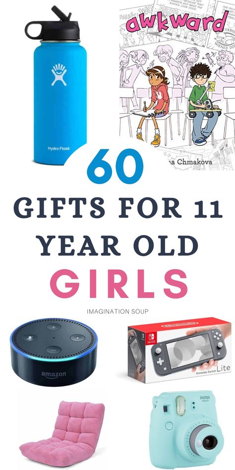 Gifts for 11-Year Old Girls | Imagination Soup Birthday Presents For Girls, Presents For Girls, Cool Gifts For Kids, Presents For Kids, Old Christmas, Christmas Gifts For Girls, Christmas Birthday Gifts, Art Kits, Birthday Gifts For Girls