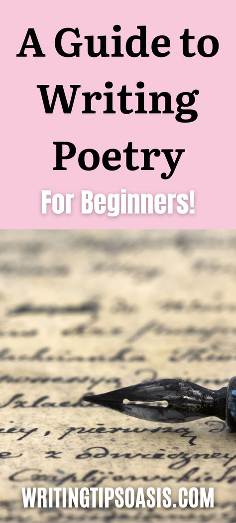 Image of pin on paper with ancient writing and title of pin which a guide to writing poetry for beginners. Poem Writing Tips For Beginners, How To Write Poems For Beginners, Writing Poetry Prompts, How To Start Writing Poetry, Poetry Writing Tips, How To Write Poetry For Beginners, How To Write Poetry, Poetry Writing Ideas, Poetry For Beginners