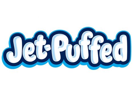 Jet-Puffed marshmallows text logo Snack Brands Logo, Marshmallow Logo, Jet Puffed Marshmallows, Bubble Logo, Snack Brands, Nature Logo Design, Logo Samples, Marketing Poster, Game Logo Design