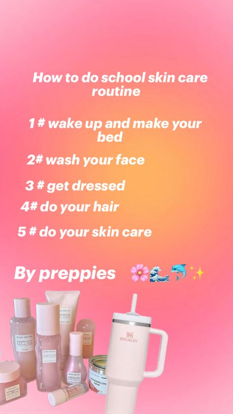 How to do a school skin care routine preppy# fyyyyyyy School Skin Care Routine, School Skin Care, Wash Your Face, Care Routine, Glow Up?, Skin Care Routine, Skin Care, Make It Yourself, Skin