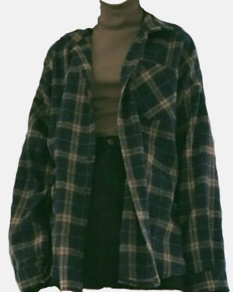 Flanel Outfit Aesthetic, Green Plaid Shirt Outfit, Big Flannel Outfit, Big Jacket Outfits, Flannel Jacket Outfit, Green Flannel Outfit, Plaid Flannel Outfit, Flannel Aesthetic, Story Script