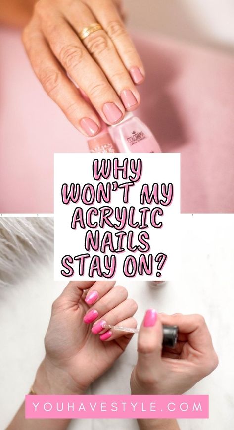 How To Fix Acrylic Nails At Home, How To Make Acrylic Nails Last Longer, How To Make Fake Nails Stay On Longer, Take Off Acrylic Nails, Nail Falling Off, Remove Acrylics, Remove Acrylic Nails, Acrylic Nails At Home, Nail Primer