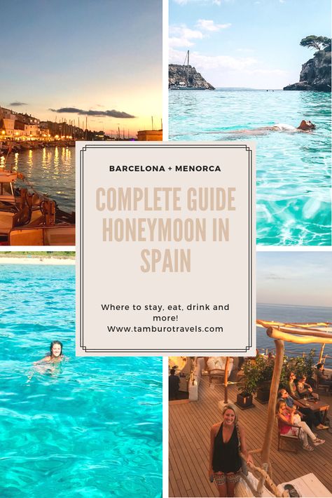 Honeymoon In Spain, Barcelona Honeymoon, Honeymoon Goals, Spain Honeymoon, Honeymoon Packing, Honeymoon Tips, All Inclusive Honeymoon, Europe Honeymoon, Bali Honeymoon