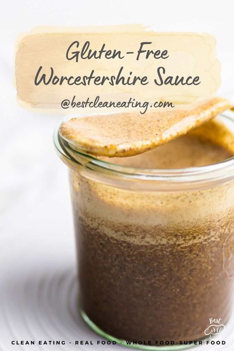 Gluten-Free Worcestershire Sauce Recipe Homemade Worcestershire Sauce, Gluten Free Worcestershire Sauce, Worcestershire Sauce Recipes, Malt Vinegar, Vegan Worcestershire Sauce, Homemade Gluten Free, Best Food Ever, Low Carb Meals Easy, Sugar Free Recipes