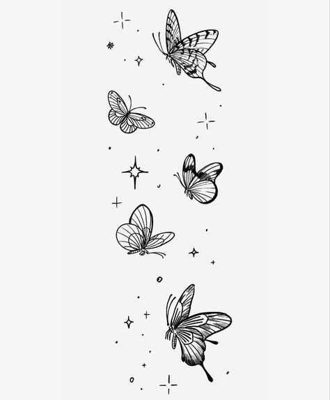 Butterflies In Flight Tattoo, Floating Butterfly Tattoo, Butterfly Space Tattoo, Butterfly In Flight Tattoo, Fading Butterfly Tattoo, Flying Butterflies Tattoo, Butterfly Flying Tattoo, Flying Butterfly Tattoo, Butterfly Leg Tattoos