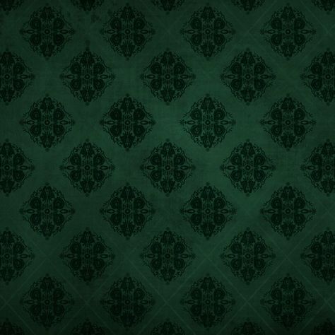 Emerald Green Wallpaper, Sacred Twenty Eight, Dark Green Aesthetic, Slytherin Aesthetic, Room Walls, Classic Interior, Green Pattern, Green Wallpaper, Green And Black