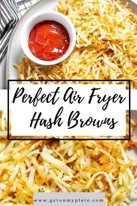 Air Fryer Hashbrowns, Frozen Hash Browns, Air Fryer Recipes Snacks, Frozen Hashbrowns, Healty Dinner, Cheap Recipes, Air Fried Food, Hashbrown Recipes, Air Fryer Oven Recipes